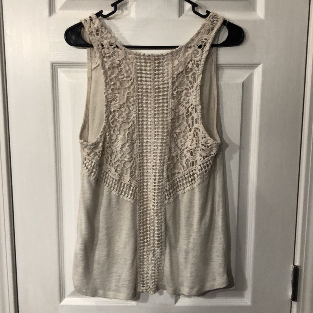 Cream Colored Tank - Picture 2 of 3